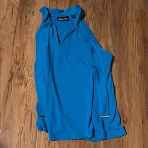 Women's Blue Sleeveless Top